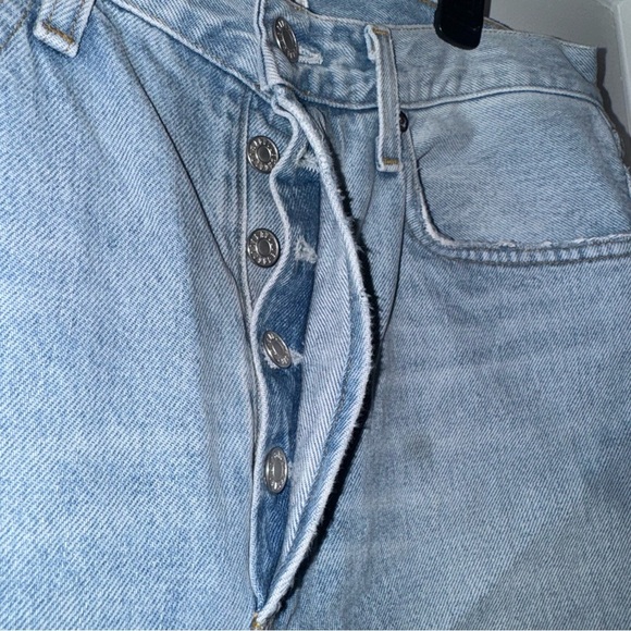 Agolde Riley High Rise Straight Crop Jeans - Picture 3 of 8